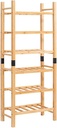 Household Products Wine Racks Wine Rack 3 Layer Natural Bamboo Wine Display Stand Freestanding and Tabletop Wine Racks Capacity of 15 Bottles of Standard Wine Rack Used for Bar Wine Cellar