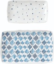 Lenox Blue Bay 2-Piece Nesting Platter Set, 2.87