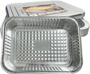 [10 Pack] 14.5"x10.6" Disposable Aluminum Foil Pans with Lids – Large Baking Trays for Cooking, Grilling, Roasting, and Food Storage