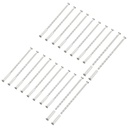 PATIKIL Door Handle Screws M4x100, 20 Set Cabinet Handle Break Away Screws for Drawer Pull with M4x25 Sleeve Slub Bolt for Door Lever Knob