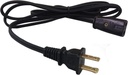 Replacement 2pin Power Cord for Presto Fry Daddy Deep Fryer Models 0542003 0542004 0542006