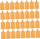 Garneck 100pcs Thicken Plastic Cake Boards Reusable Cake Holders for Baking for Cupcakes Pastries Mousse for Parties Weddings Bakeries