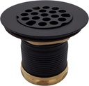 Westbrass Grid Basket Style Bar Sink Strainer, Matte Black, D2181-62