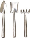 Kisangel 1set Mini Gardening Tool Set Heavy Duty Hand Shovel and Rake for Plants Comfortable Grip and Portable Design for Garden
