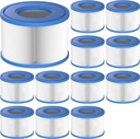 12 Pack Type S1 Spa Filters for All Intex PureSpa 28429E, 28403E, 28407E, 28443E, 28453E, 28421E, 28423E, 28413E, and 28453E, 11692, SB-h10, JPC01 Swimming Pool Pump