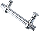 Glass Door and Window Handles Bathroom Shower Modern Pull Push Door Handles,Space Aluminum Single-Sided Glass Door Pull Handle,Fit for Glass Door - Hole Center Spacing Adjustable