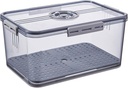Versatile Bread And Dry Food Storage Bin Space Saving Freshness Holder Storage Boxes For Kitchen Office And School Use