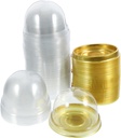 Garneck 50pcs Egg Yolk Cake Packaging Box Mini Cupcake Containers Moon Cake Boxes