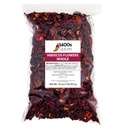 1lb Dried Whole Hibiscus Flowers and Petals, Flor de Jamaica perfect for Tea and Mexican Agua Fresca by 1400s Spices