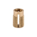 E-Z LOK Threaded Insert for Plastic Flush Brass Thread Inserts M6-1.0 Pack of 25