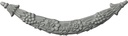 Ekena Millwork 26 1/4"W x 7 1/4"H x 1 1/8"P Palmetto Swag Small Onlay