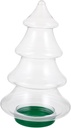 Christmas Tree Candy Jar Container for Sweets Cookies and Crafts Holiday Packaging for Parties and Celebrations for Treats and Surprises