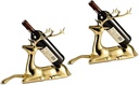 Wine Holder Copper Deer Shape Wine Rack Personality Home Kitchen Restaurant Wine Rack Decoration Countertop Cabinet Cellar Narrow