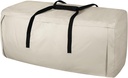 Porch Shield Outdoor Cushion Storage Bag 62 inch Waterproof Outside Storage Bags for Patio Furniture with Zippers and Handles