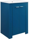 Modway Maybelle 24" Bathroom Vanity in Navy White