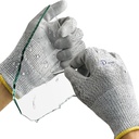 Dowellife Level 5 Cut Resistant Work Gloves for Men & Women, PU Coated Breathable Gardening Gloves, Thin Flexible Firm Grip