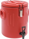 Insulated Beverage Dispenser - 21Qt Stainless Steel Hot and Cold Beverage Server with Spigot Handle, Commercial Thermal Container for Water Coffee Drink Catering Restaurant (5.3Gal)
