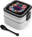 Magic Magical Graphic Bento Box with 2 Compartments Adult Lunch Box Lunch Container for Meal Prep Work And Outdoors