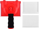 Paint Edge Trimmer with 2 Replace Pads, Walls and Ceilings Pad Painter with Guide Wheels, Paint Pad Applicator, Edge Painting Tool for Walls, Ceilings, Corners