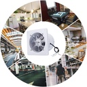 Ventilation Fan Extractor Fan Blades Strong Wind and Low Noise for Kitchen Bathroom
