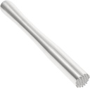Luxshiny Stainless Steel Muddler for Cocktails Ice Crushing Tool with Ergonomic Handle Perfect for Lemon Fruit Spices in Home Bar Kitchen
