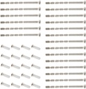 SING F LTD 20x M4x60mm Barrel Nuts Countersunk Screw Bolts with Sleeve for Escutcheons Connecting Box Escutcheons Door Handles