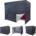 Outdoor Swing Cover 3 Triple Seater Hammock Cover Garden Swing Cover Garden Hammock Glider Chair Cover Patio Furniture Cover UV Resistant Swing Canopy Cover All Weather Protection(87x49x67 inch) Black