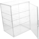 SMASOLO Bakery Display Case Adjustable Pastry Storage Container Bread Box for Cakes Muffins and Cookies for Kitchen and Bakery Use