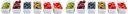 Restaurantware Bar Lux 1 Pint Inserts For Condiment Dispensers - 6 Replacement Inserts For Garnish Caddies - Sturdy White Plastic Tray - Condiment Caddy Sold Separately (Pack of 2)