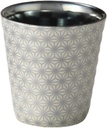 J-kitchens Cup, Rock Cup, Silver, Japanese Style Taste, 10.1 fl oz (310 ml), Microwave Safe, Made in Japan