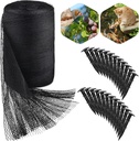 PACETAP 20 x 30 Ft Koi Pond Netting Kit, Heavy Duty Pond Netting Mesh Net Cover for Leaves, Protecting Koi Fish from Birds, Cats -Stakes Included