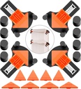 60/90/120 Degree Multi Corner Clamps for Woodworking Set of 4,Adjustable Spring Loaded Right Angle Clamp Woodworking Tools,Carson Clamp for Carpentry,Frame Cabinet Wood Tools Accessories,Gifts for Men