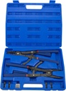 Hiltex 02016 16" Snap Ring Plier Set, 2 Piece | External and Internal Pliers | Straight, 45°, 90° Tips