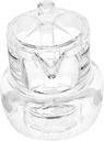 Honey Dispenser Pot Lid Reusable Acrylic Honey Syrup Dispenser for Coffee Bar for Home and Parties