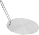 Induction Plate Adapter, Induction Cooktop Adapter Plate, Stainless Steel with Detachable Handle Heat Diffuser For Glass Cooktop, For Gas Stove Glass Cooktop (22cm)