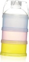 SUPVOX Twist-lock Stackable Milk Powder Dispenser Box for Formula Pp Material Snack Storage Container for Milk Food Prep Snack Boxes for Boys and Girls
