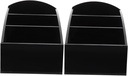 2pcs Tea Box Organizer Sugar Coffee Container Condiment Organizer Bar Accessories Counter Storage