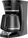 BLACK+DECKER 12-Cup* Programmable Coffeemaker, Black