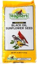 Wagner's 76027 Black Oil Sunflower Wild Bird Food, 25-Pound Bag