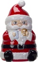 Pacific Giftware Xmas Christmas Santa Ceramic Cookie Jar