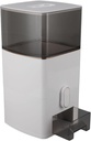 Dry Food Storage Container, Lightweight Rice Grain Dispenser Airtight Harmless Transparent Window for Kitchen (White)